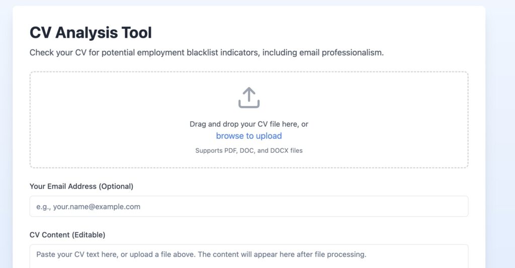 CV tool